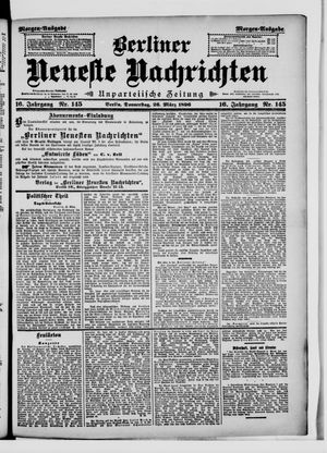 Berliner Neueste Nachrichten on Mar 26, 1896