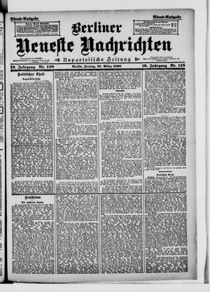 Berliner Neueste Nachrichten on Mar 27, 1896