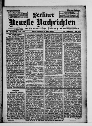 Berliner neueste Nachrichten vom 01.04.1896