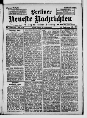 Berliner neueste Nachrichten vom 17.04.1896