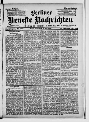 Berliner neueste Nachrichten vom 02.05.1896