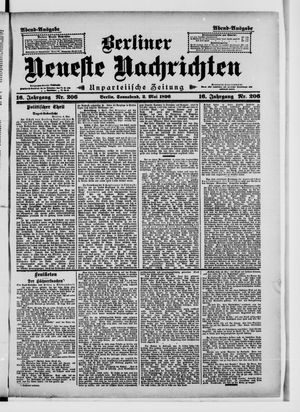 Berliner neueste Nachrichten vom 02.05.1896