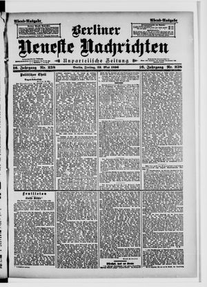 Berliner Neueste Nachrichten vom 22.05.1896