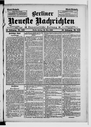 Berliner Neueste Nachrichten vom 29.05.1896