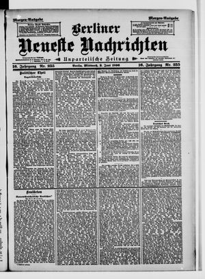 Berliner Neueste Nachrichten on Jun 3, 1896