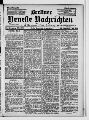 Berliner Neueste Nachrichten vom 04.06.1896
