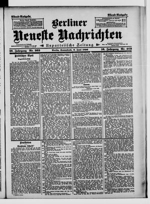 Berliner Neueste Nachrichten vom 06.06.1896