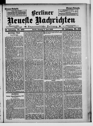 Berliner Neueste Nachrichten vom 07.06.1896