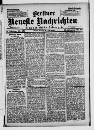 Berliner Neueste Nachrichten vom 08.06.1896