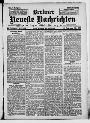 Berliner neueste Nachrichten vom 24.06.1896