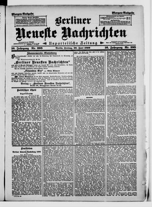 Berliner Neueste Nachrichten vom 26.06.1896