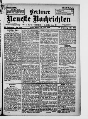Berliner Neueste Nachrichten vom 29.06.1896