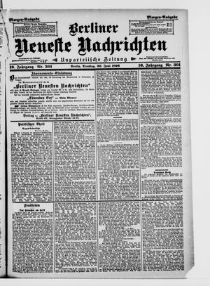 Berliner Neueste Nachrichten vom 30.06.1896