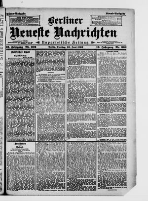 Berliner Neueste Nachrichten vom 30.06.1896