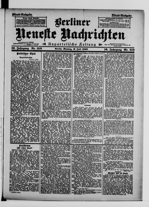 Berliner Neueste Nachrichten vom 06.07.1896