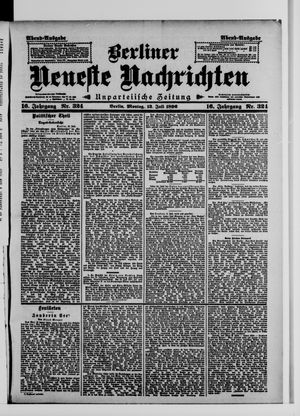 Berliner Neueste Nachrichten vom 13.07.1896