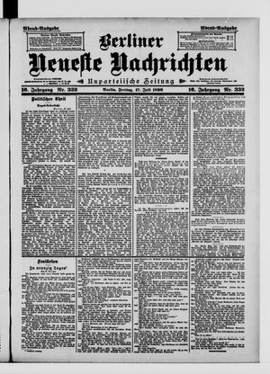 Berliner Neueste Nachrichten vom 17.07.1896
