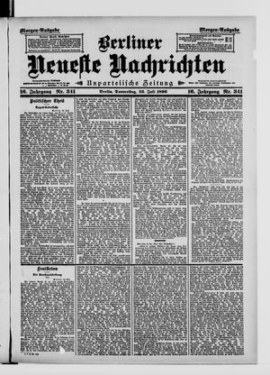 Berliner Neueste Nachrichten vom 23.07.1896