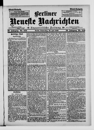 Berliner Neueste Nachrichten vom 23.07.1896