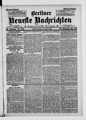 Berliner Neueste Nachrichten vom 24.07.1896