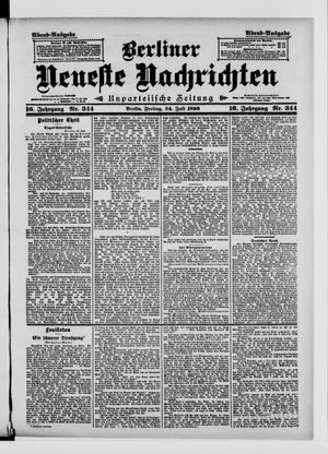 Berliner Neueste Nachrichten on Jul 24, 1896