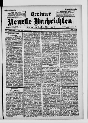 Berliner Neueste Nachrichten vom 08.08.1896