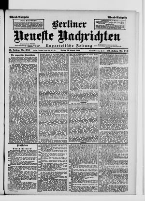 Berliner Neueste Nachrichten vom 14.08.1896