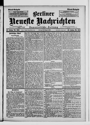 Berliner Neueste Nachrichten vom 21.08.1896