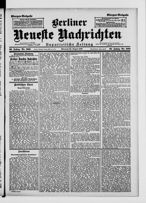 Berliner Neueste Nachrichten vom 26.08.1896