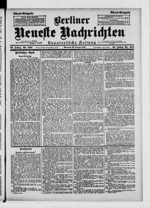 Berliner Neueste Nachrichten vom 26.08.1896