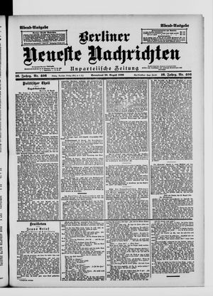 Berliner Neueste Nachrichten vom 29.08.1896