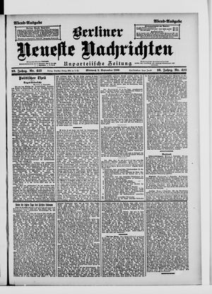 Berliner Neueste Nachrichten vom 02.09.1896