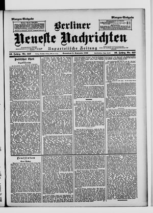 Berliner Neueste Nachrichten vom 05.09.1896