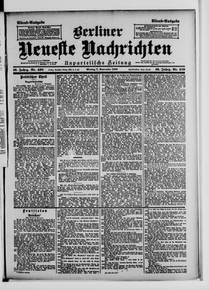 Berliner Neueste Nachrichten vom 07.09.1896