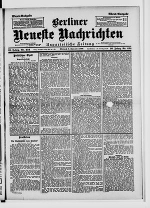 Berliner Neueste Nachrichten vom 09.09.1896