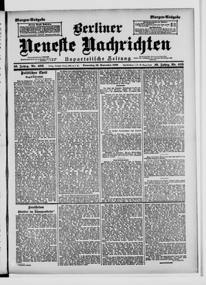 Berliner Neueste Nachrichten vom 10.09.1896