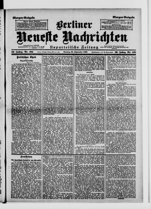 Berliner Neueste Nachrichten vom 13.09.1896