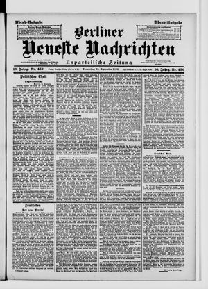 Berliner Neueste Nachrichten vom 24.09.1896