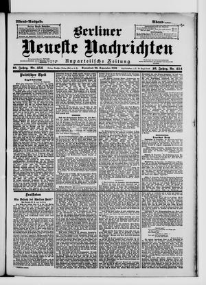 Berliner Neueste Nachrichten vom 26.09.1896