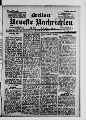 Berliner Neueste Nachrichten vom 28.09.1896
