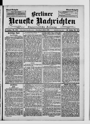 Berliner Neueste Nachrichten vom 08.10.1896