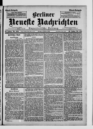 Berliner Neueste Nachrichten on Oct 9, 1896