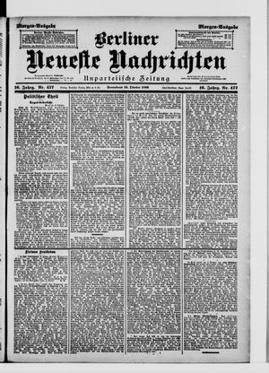 Berliner Neueste Nachrichten vom 10.10.1896