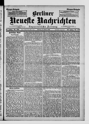 Berliner Neueste Nachrichten vom 11.10.1896