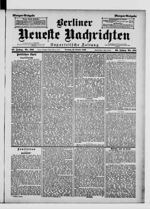 Berliner Neueste Nachrichten vom 13.10.1896