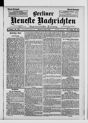 Berliner Neueste Nachrichten vom 14.10.1896