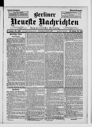Berliner Neueste Nachrichten vom 15.10.1896