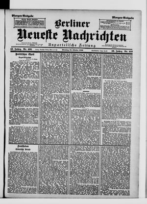 Berliner Neueste Nachrichten vom 18.10.1896