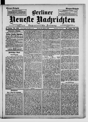Berliner Neueste Nachrichten vom 23.10.1896