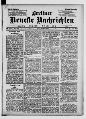 Berliner Neueste Nachrichten on Oct 23, 1896
